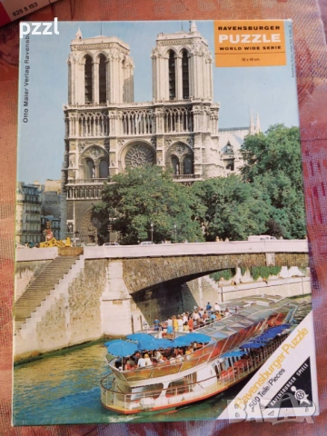 Пъзел "Paris Notre Dame” Ravensburger 1964г. 500 части