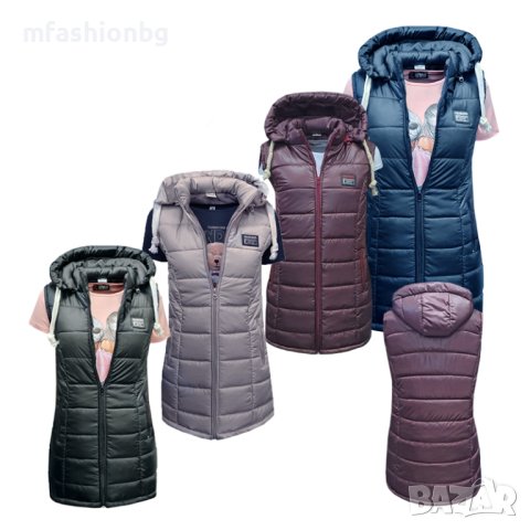 Дамски елеци средна дължина от М до 5XL, снимка 9 - Елеци - 37890116