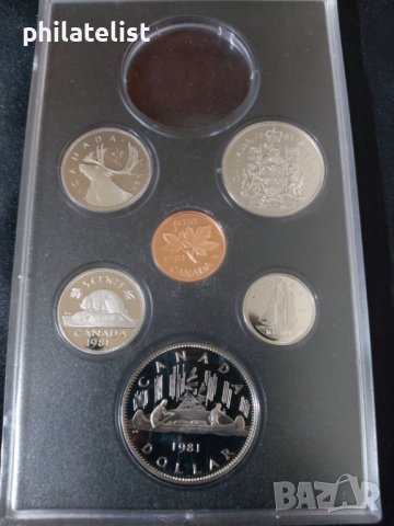 Канада 1981 - Комплектен сет , 6 монети, снимка 2 - Нумизматика и бонистика - 42514539