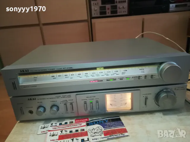 AKAI Х2 TUNER+AMPLI-ИДЕАЛНИ ВНОС SWISS 2911240910, снимка 2 - Ресийвъри, усилватели, смесителни пултове - 48149653