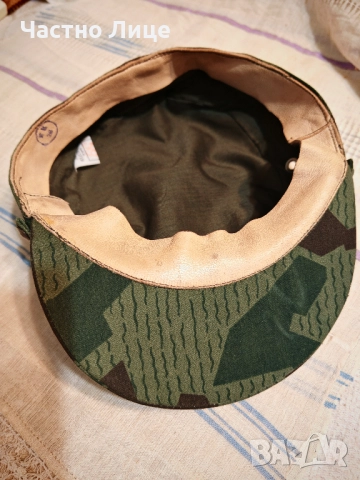 Оригинална Българска Соц Военна Камуфлажна Шапка Фуражка 1970те г, снимка 5 - Антикварни и старинни предмети - 51973432