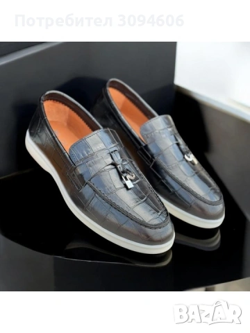 Мъжки мокасини, снимка 5 - Мокасини - 53640404