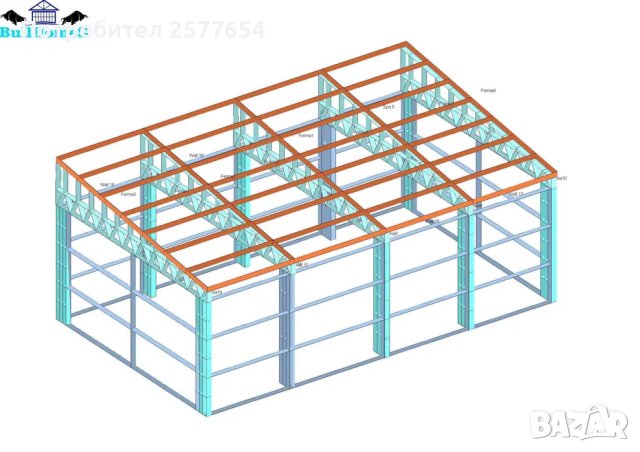 ЛИЗИНГ - Халета, Хале, Магазини, Магазин, Складове 60м2-10м х 6м х 3, снимка 3 - Строителни материали - 44160874