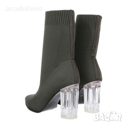 Дамски боти на висок ток, 3цвята , снимка 4 - Дамски боти - 42059467
