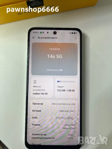 НОВ мобилен телефон - Realme 14x 5G 128GB, снимка 2 - Други - 49402699