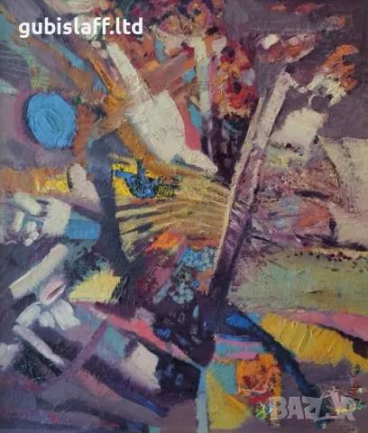 Картина, абстракция, български автор, снимка 2 - Картини - 47695491
