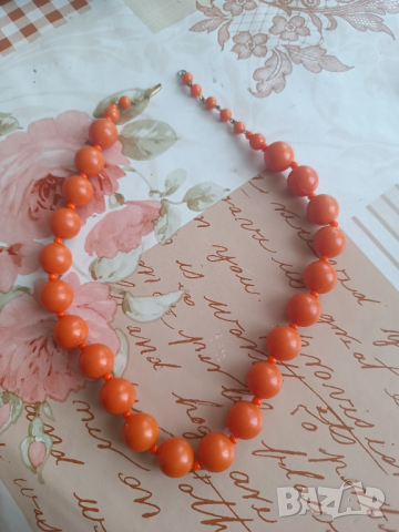 Стар гердан колие, снимка 3 - Колиета, медальони, синджири - 44612222