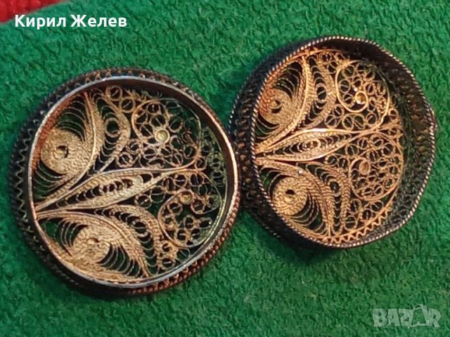 СТАРИННА АЖУРНА СРЕБЪРНА КУТИЙКА МЕДАЛЬОН ФИЛИГРАННО СРЕБРО ВИСОКА ПРОБА РЪЧНА РАБОТА УНИКАТ 43079, снимка 3 - Антикварни и старинни предмети - 44394170