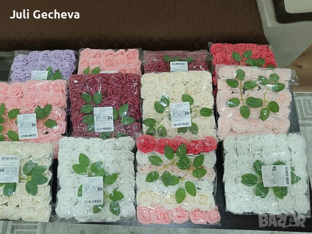 Рози от дунапрен за вашите аранжировки