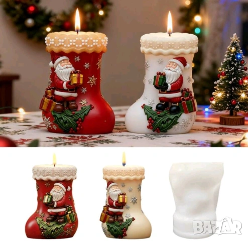 Молд коледен ботуш (4), снимка 4 - Форми - 53616811