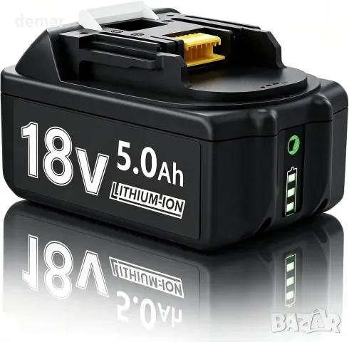 Съвместима батерия BATTOOL 18 V, 5 Ah за инструменти Makita