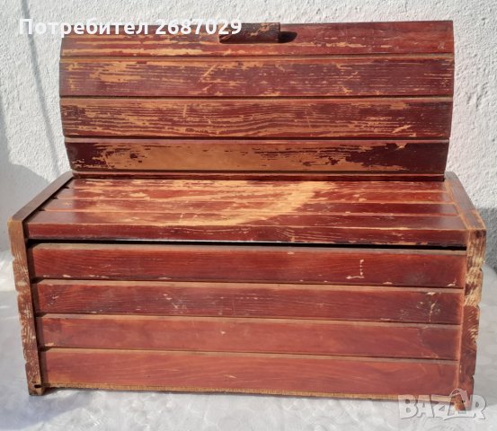 стара дървена кутия за хляб, снимка 5 - Други - 35674945