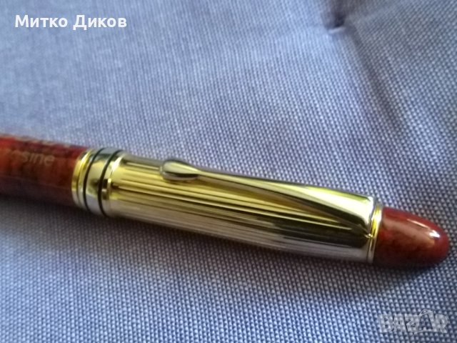 Дебела маркова метална химикалка ролер Кардура дебел пълнител, снимка 6 - Други - 42134362