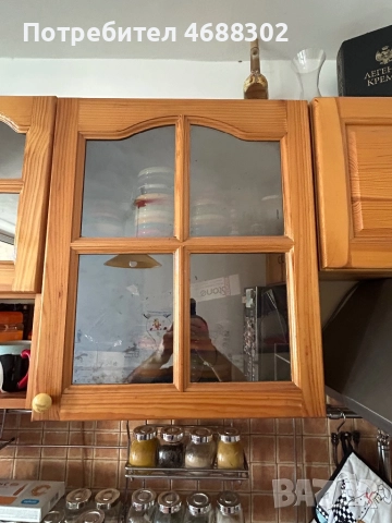 Кухненски шкафове от дърво комплект, снимка 4 - Шкафове - 52857595