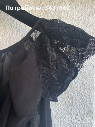 Блуза с дантела без ръкав , снимка 4 - Потници - 50836858