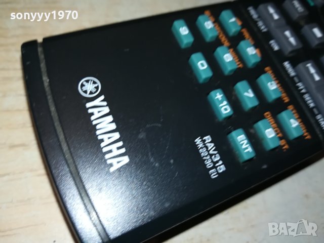 YAMAHA RAV315-WK22730EU AUDIO REMOTE-RECEIVER REMOTE CONTROL 1507231850, снимка 8 - Ресийвъри, усилватели, смесителни пултове - 41560004