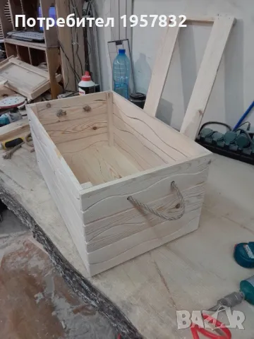 Декоративни дървени щайги Серия ривър, снимка 4 - Оборудване за магазин - 49106647