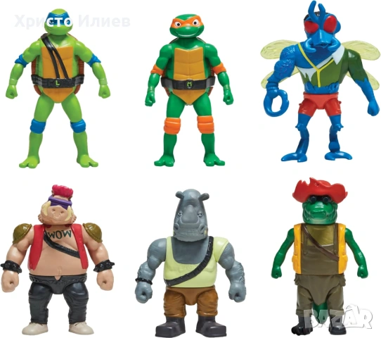 Костенурките нинджа TMNT Станция за мутация - ван, снимка 4 - Коли, камиони, мотори, писти - 53702806