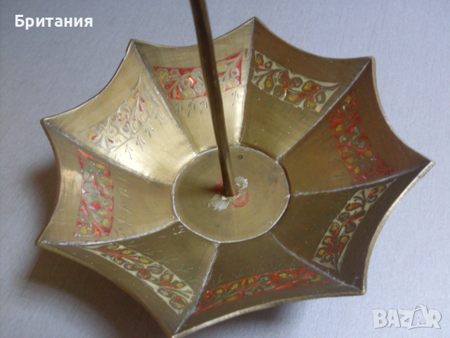 Бронзов съд- "чадър" с маркировка., снимка 2 - Антикварни и старинни предмети - 52909690