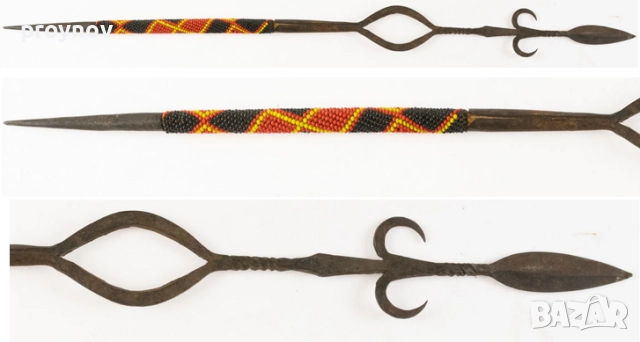 Копие-Асагаи от времето на Шака Зулу -53см.