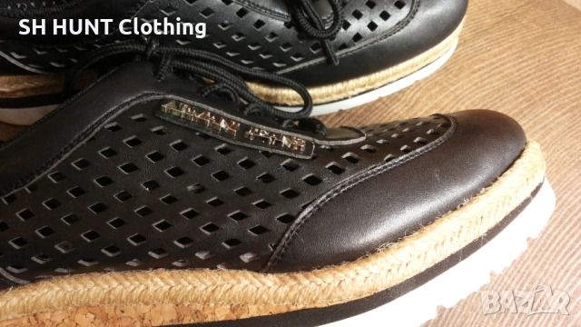 ARMANI JEANS Real Leather Размер EUR 38 / UK 5 дамски еспадрили 114-13-S, снимка 5 - Дамски ежедневни обувки - 52654084