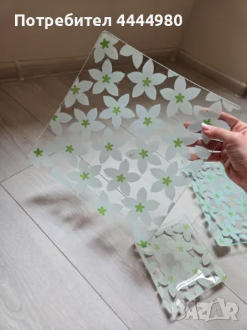 Страхотни чинийки с цветя. Комплект или на брой, снимка 4 - Чинии - 49897368