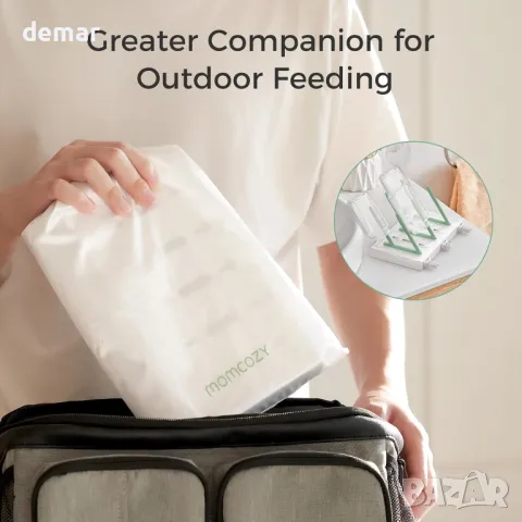 momcozy Стойка за сушене на бебешки шишета, максимум 18 шишета, разглобяема, снимка 3 - Прибори, съдове, шишета и биберони - 50266559