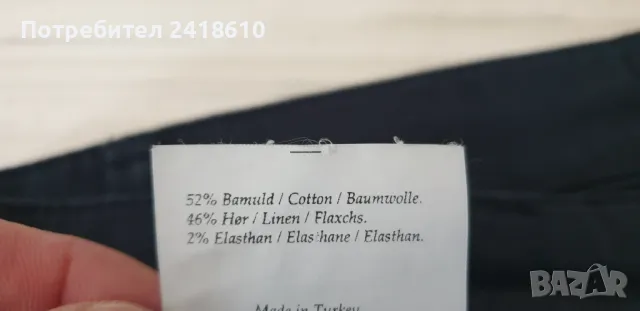 Blue de Genes Cotton  / Len Short Mens Size 29 - 31 ОРИГИНАЛ! Мъжки Къси Панталони!, снимка 14 - Къси панталони - 50209558