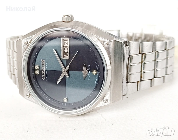 Citizen automatic 21j - оригинален японски часовник с автоматично навиване, снимка 2 - Мъжки - 53176260