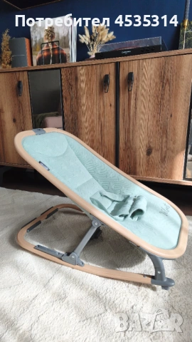 Бебешки шезлонг / люлка Chipolino Velvet – много запазен, като нов, снимка 3 - Детски шезлонги - 53841562