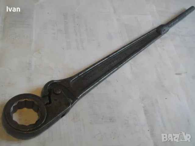 ТРЕСЧОТЪЧЕН КАМИОНАДЖИЙСКИ КЛЮЧ ШАРНИРЕН РАЗДВИЖЕН 36мм ЗВЕЗДА НЕМСКИ ГОЛЯМ WALTER СТАРО КАЧЕСТВО , снимка 2 - Други инструменти - 48228748