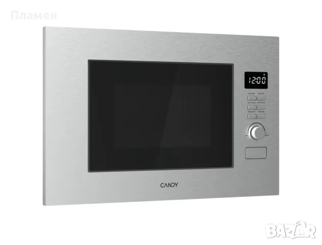 Вградена микровълнова фурна Candy Wave 600 CA38FL7NWBX – 20 L, 850 W, Grill 1200 W, Inox, снимка 3 - Микровълнови - 55898968