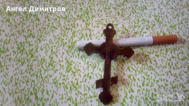Стар бронзов православен кръст, снимка 7 - Антикварни и старинни предмети - 35781392