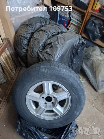 4 бр. Алуминиеви джанти 15'' за SUV + гуми, снимка 6 - Гуми и джанти - 53309123