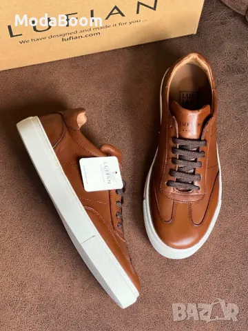 Lufian естествена кожа мъжки маратонки 