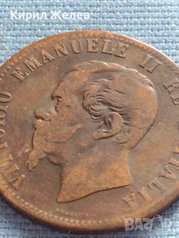 Рядка монета 10 чентезима 1863г. Италия Виктор Емануил втори за КОЛЕКЦИЯ 30421, снимка 8 - Нумизматика и бонистика - 42682340