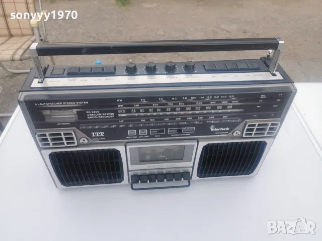 ITT RC 5500 ВНОС SWISS 1209261512L4, снимка 8 - Радиокасетофони, транзистори - 56041229