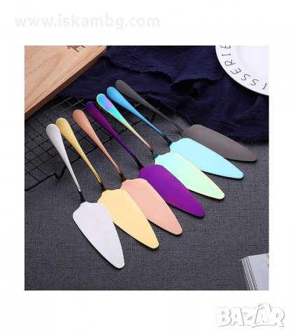 МЕТАЛНА ЛОПАТКА ЗА СЕРВИРАНЕ НА ТОРТА - код 3037, снимка 3 - Прибори за хранене, готвене и сервиране - 33897555
