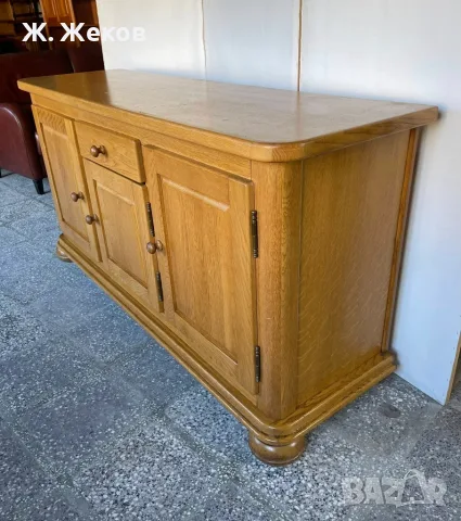 Масивен дъбов шкаф / скрин, снимка 5 - Скринове - 56170442