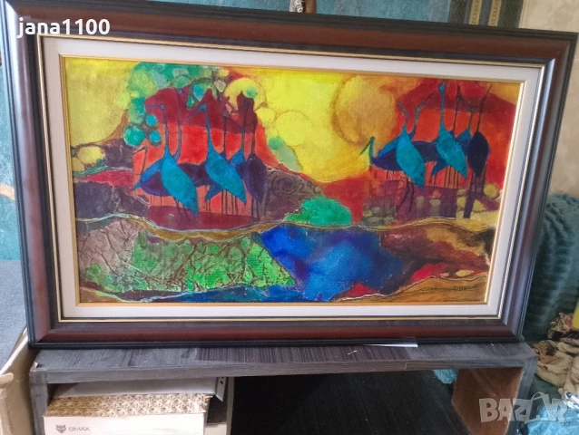 Сини птици, снимка 2 - Картини - 51053942