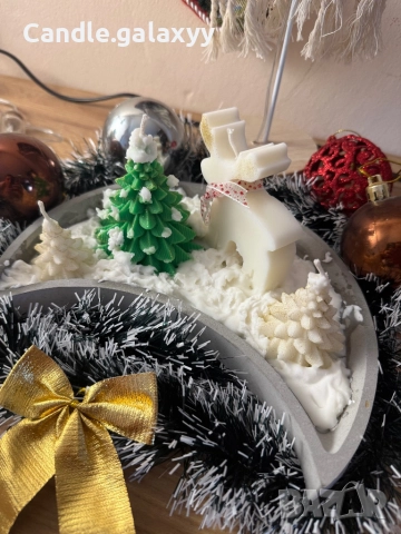 Коледна Свещ, снимка 2 - Декорация за дома - 52583606