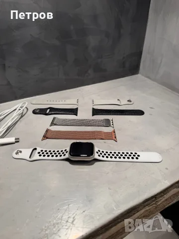 95% батерия! КАТО ЧИСТО НОВ Apple Watch 7 41 mm GPS Nike + подаръци, снимка 2 - Смарт часовници - 56004998