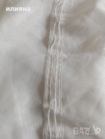 Тънко бяло перде, снимка 3 - Пердета и завеси - 53254903