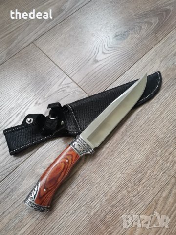 Ловен нож с орнаменти/Русия , снимка 8 - Ножове - 41460863