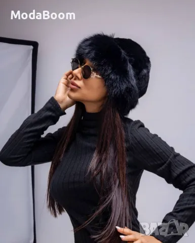 Дамски зимни шапки Различни цветове  , снимка 4 - Шапки - 48726426