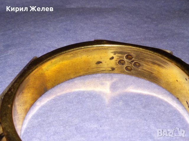 СТАРА БРОНЗОВА ТИБЕТСКА ТРАДИЦИОННА ГРИВНА с КАМИЛСКА КОСТ с НУЖДА от ЛЕКА РЕСТАВРАЦИЯ! 38316, снимка 12 - Антикварни и старинни предмети - 41192290