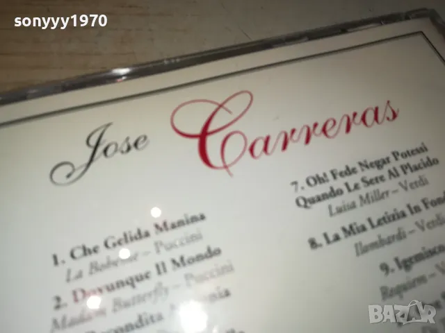 JOSE CARRERAS-ORIGINAL CD-ВНОС ГЕРМАНИЯ 2802251854, снимка 9 - CD дискове - 49317395