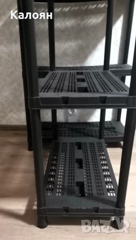 Пластмасов СТИЛАЖ (5 рафта) - 4 Броя, снимка 14 - Други стоки за дома - 51270250