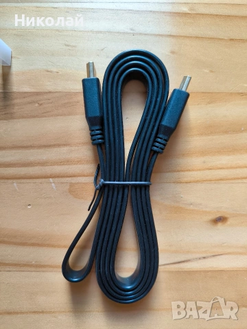 HDMI кабел 1 метър , снимка 2 - Кабели и адаптери - 53623606