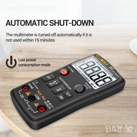 Професионален Автоматичен Мултицет ANENG AN113B – True RMS, NCV, снимка 5 - Друга електроника - 52882062